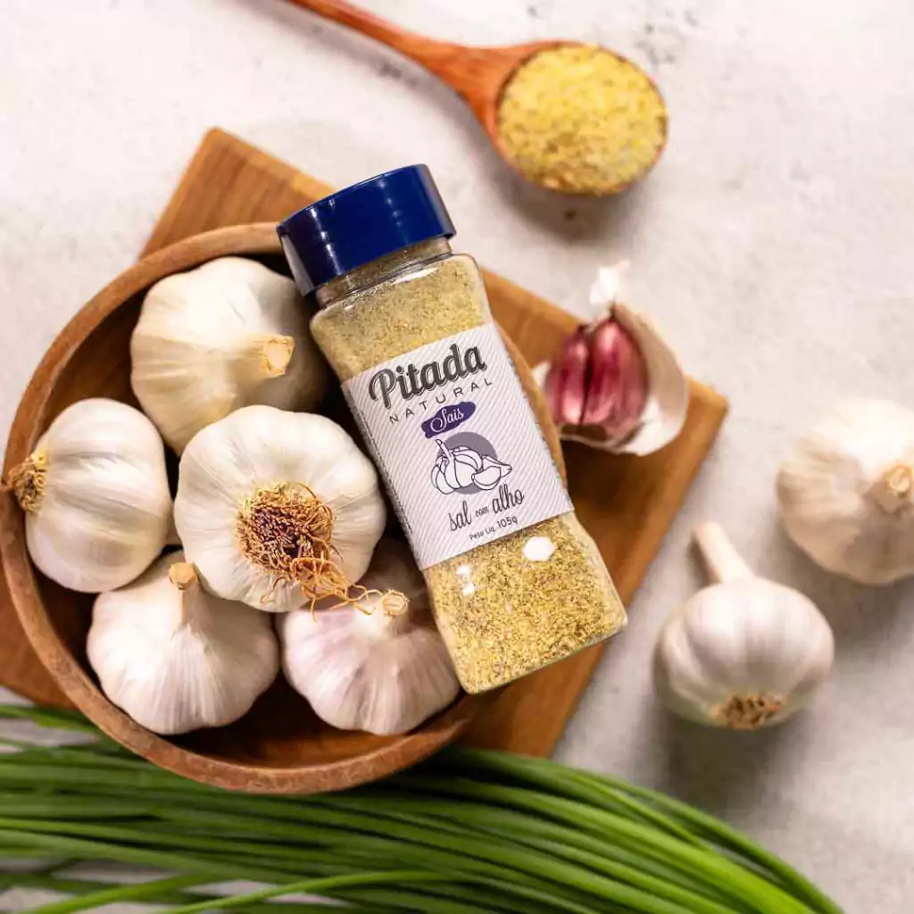 PITADA NATURAL TEMPERO SAL COM ALHO 100G